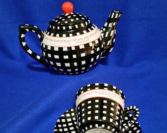 Teapot and Cup - Etsy