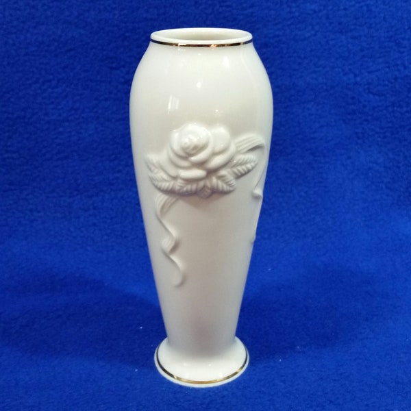 Lenox Rose Blossom Bud Vase / Vintage Lenox Vase / Vintage Lenox Rose Blossom Collection / Vintage Lenox / Rosebud Vase / Lenox Rosebud Vase