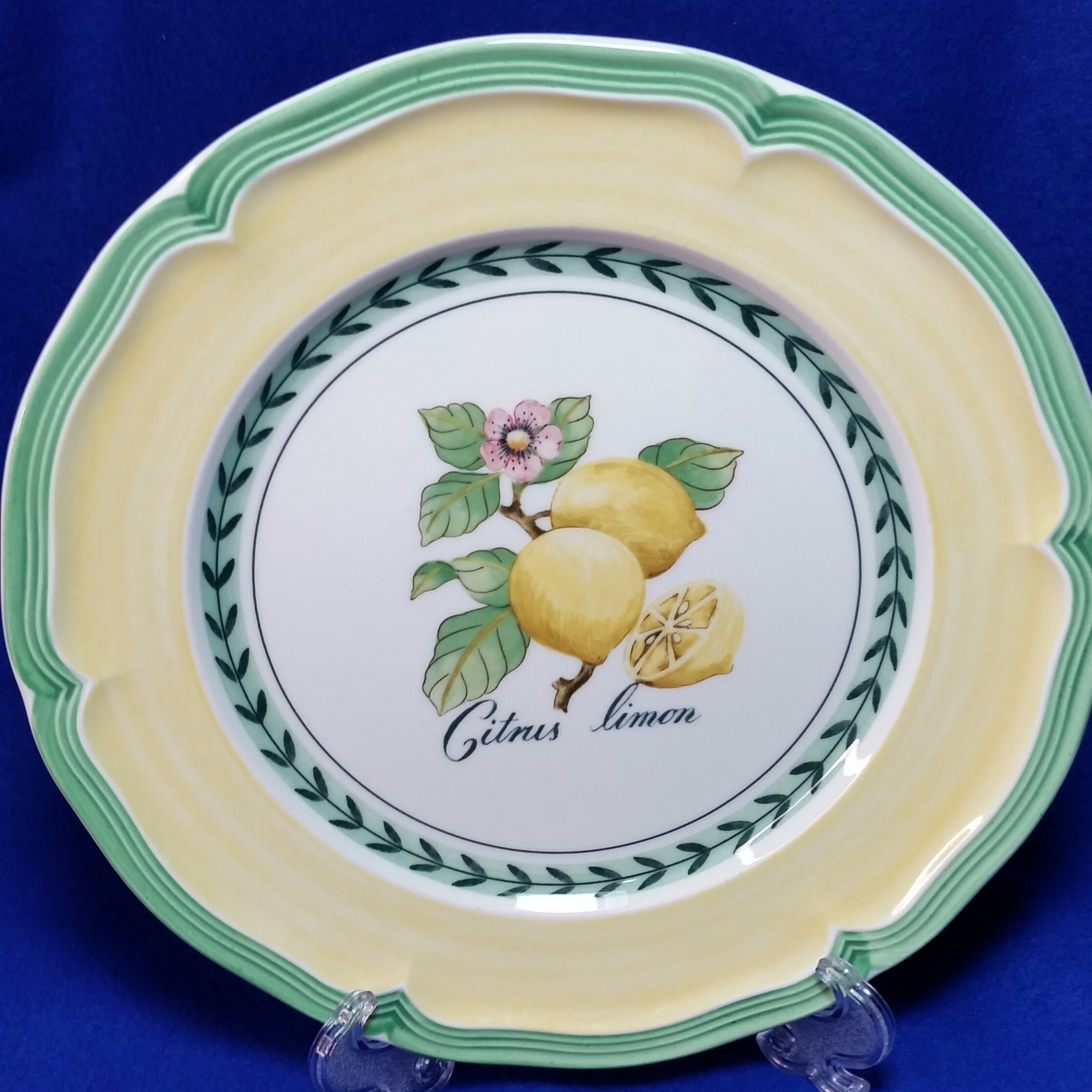 Villeroy & Boch Lemon Salad Plate / French Garden Valence
