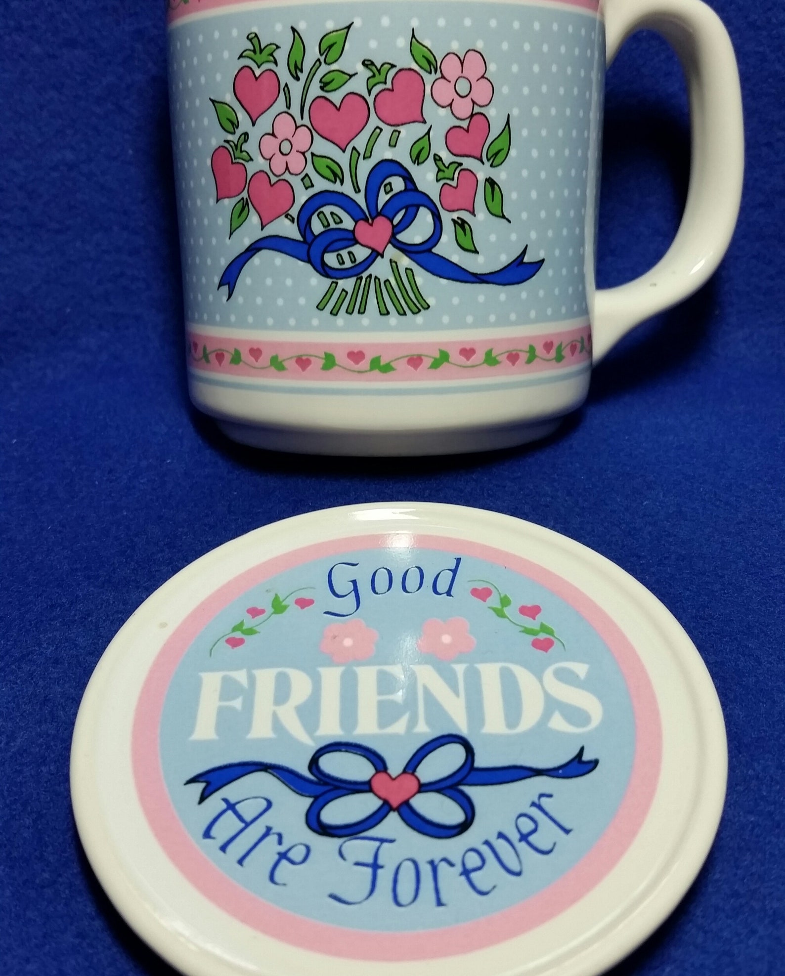 Giftco good Friends Are Forever Mug and Coaster Set / Friends Mug and Coaster Set / Gift for