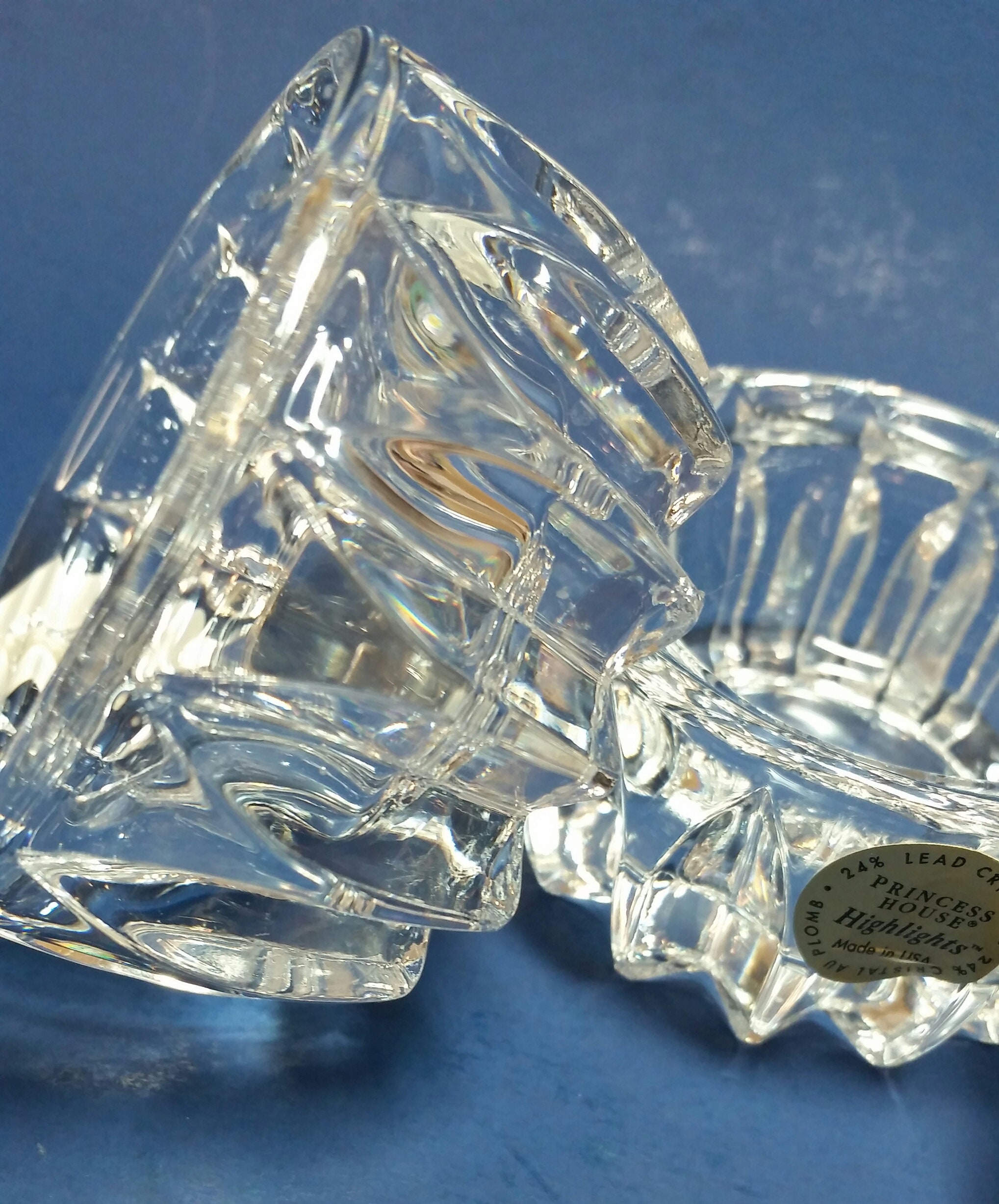 Princess House Highlights Candle Holders / Tea Light Candle Holders