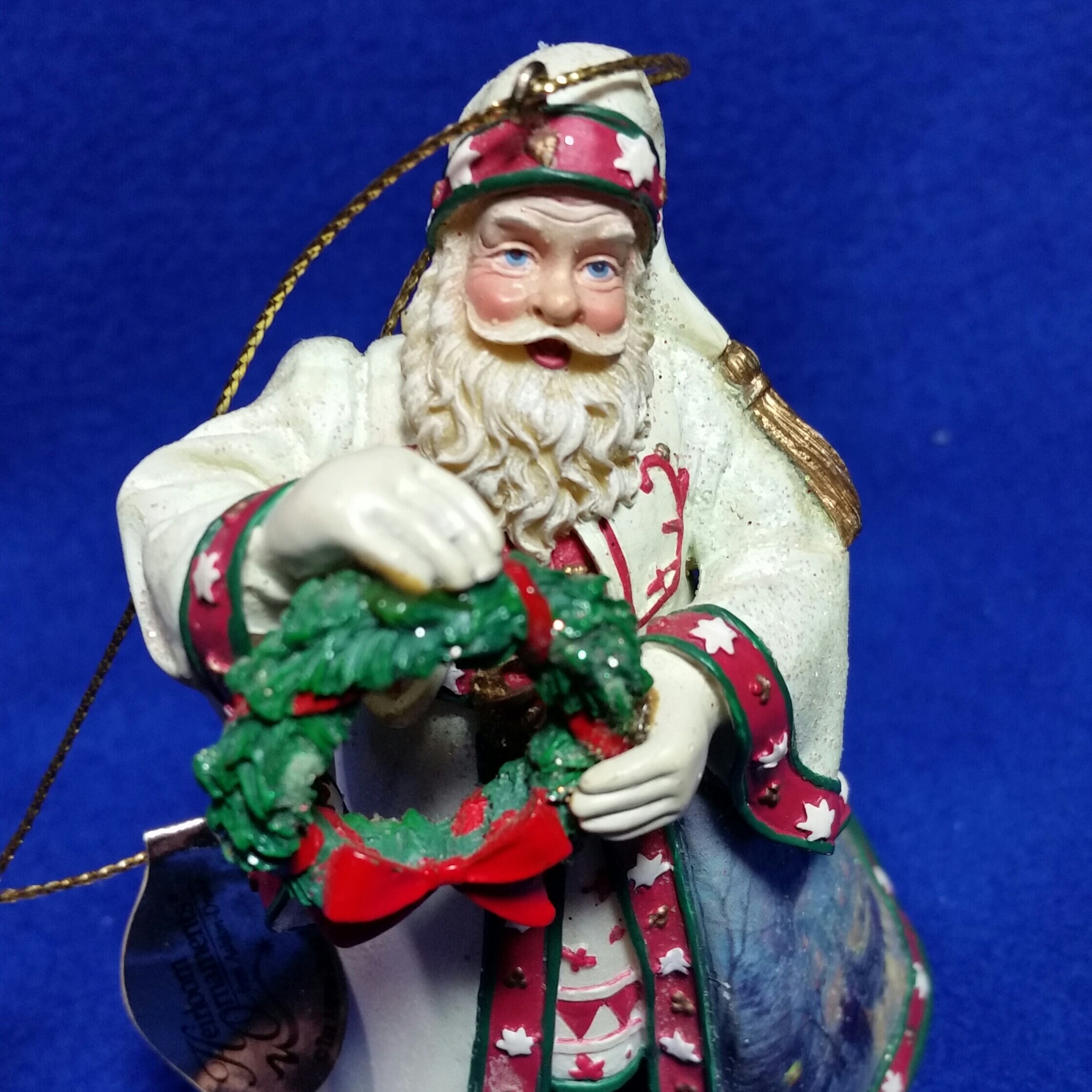 Vintage Thomas Kinkade Old World Santa 