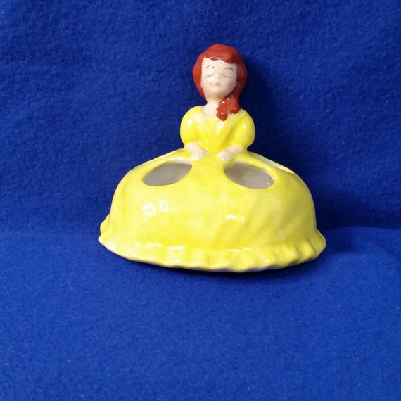 Vintage Lady Lipstick Holder / Vanity Lipstick Holder… Gem