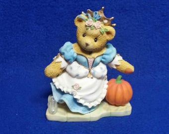 Cherished Teddies Christina "I Found My Prince In You" Figurine / Enesco 302473 / Happily Ever After / Cinderella / No Box / AS IS