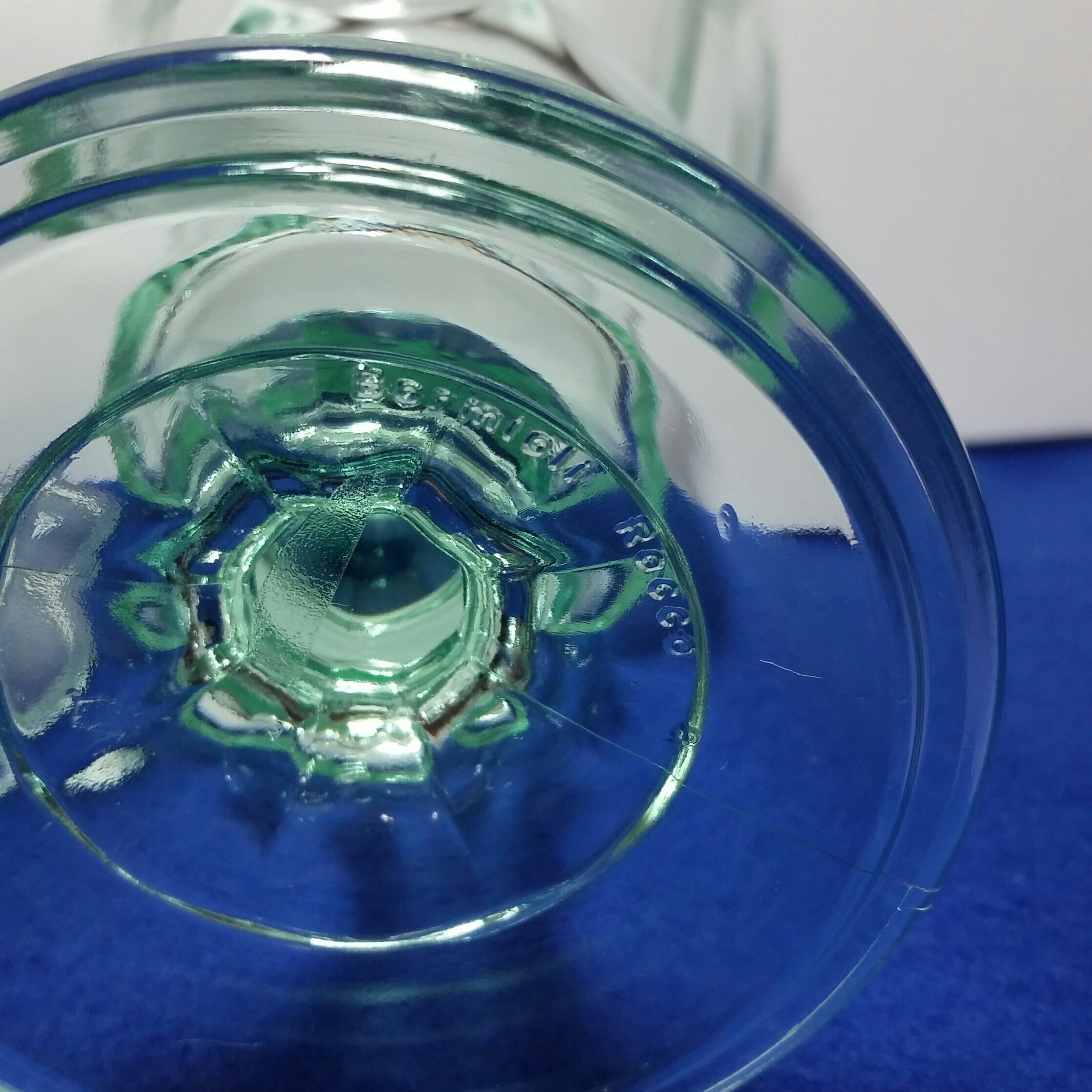 Bormiolio Rocco Green Water Glasses / Green Water Goblets / Etsy