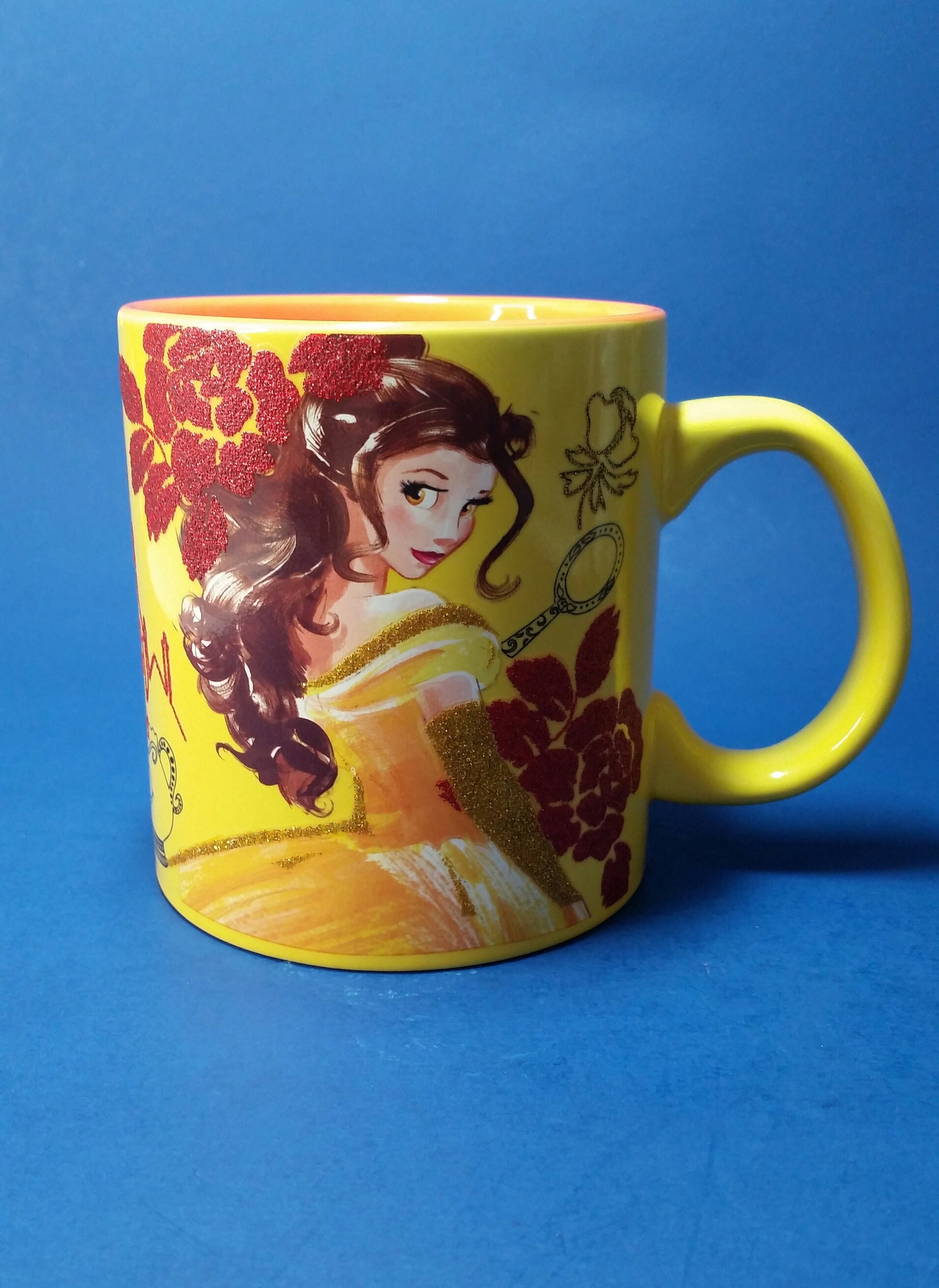 Disney Belle Mug / Princess Belle Coffee Mug / Beauty and The Etsy