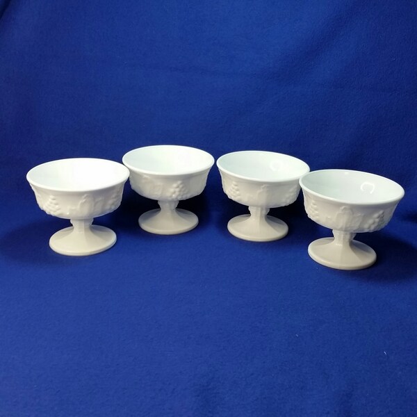 White Milk Glass Etsy