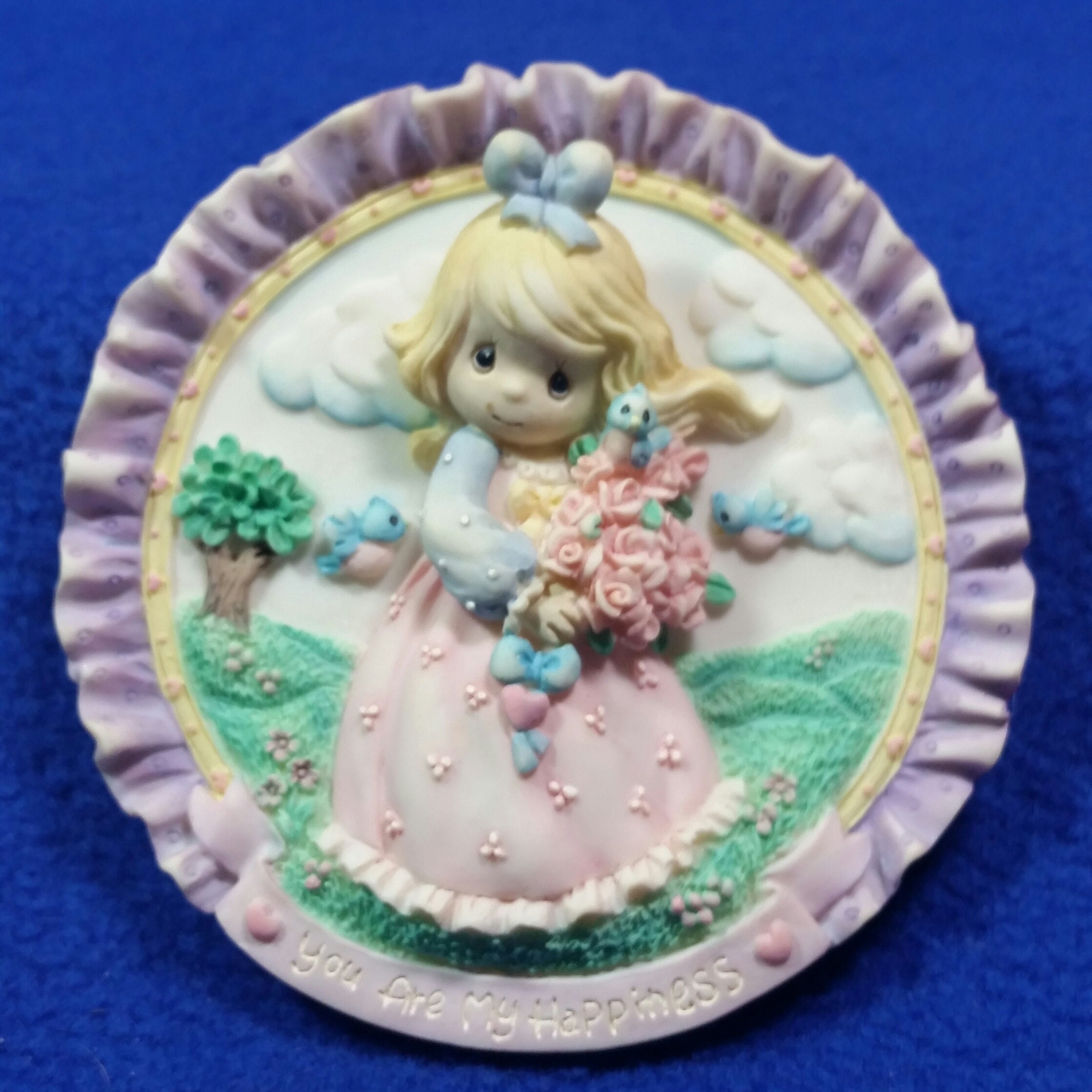 Precious Moments you Are My Happiness Wall Plaque / Avon Exclusive