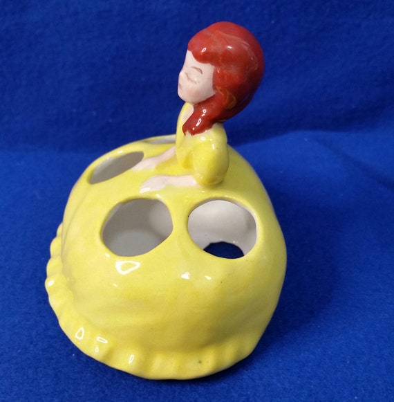 Vintage Lady Lipstick Holder / Vanity Lipstick Holder… Gem