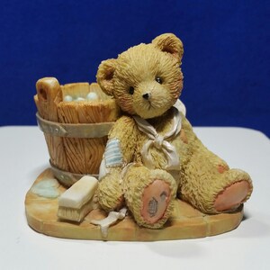 Vintage Cherished Teddies Joshua &quot;Love Repairs All&quot; Figurine / Enesco 950556 / I5-387 / Hamilton Gifts / Pre-Owned / No Box