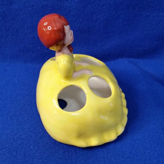 Vintage Lady Lipstick Holder / Vanity Lipstick Holder… Gem