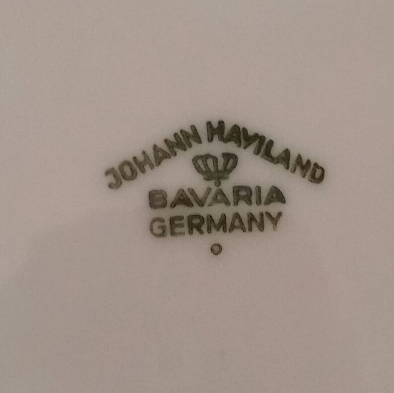 Johann Haviland Blue Garland Bread /& Butter PlateBlue GarlandHavilandJohann HavilandVintae PlateBread PlateVintage Wedding