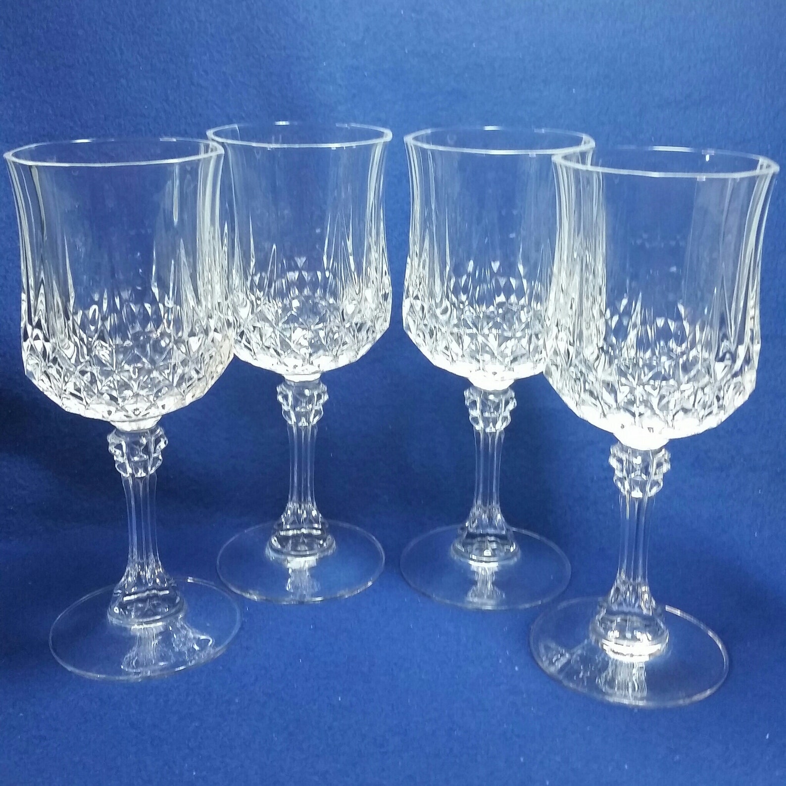 Cristal D' Arques Longchamp Water Goblets / Crystal Water Etsy