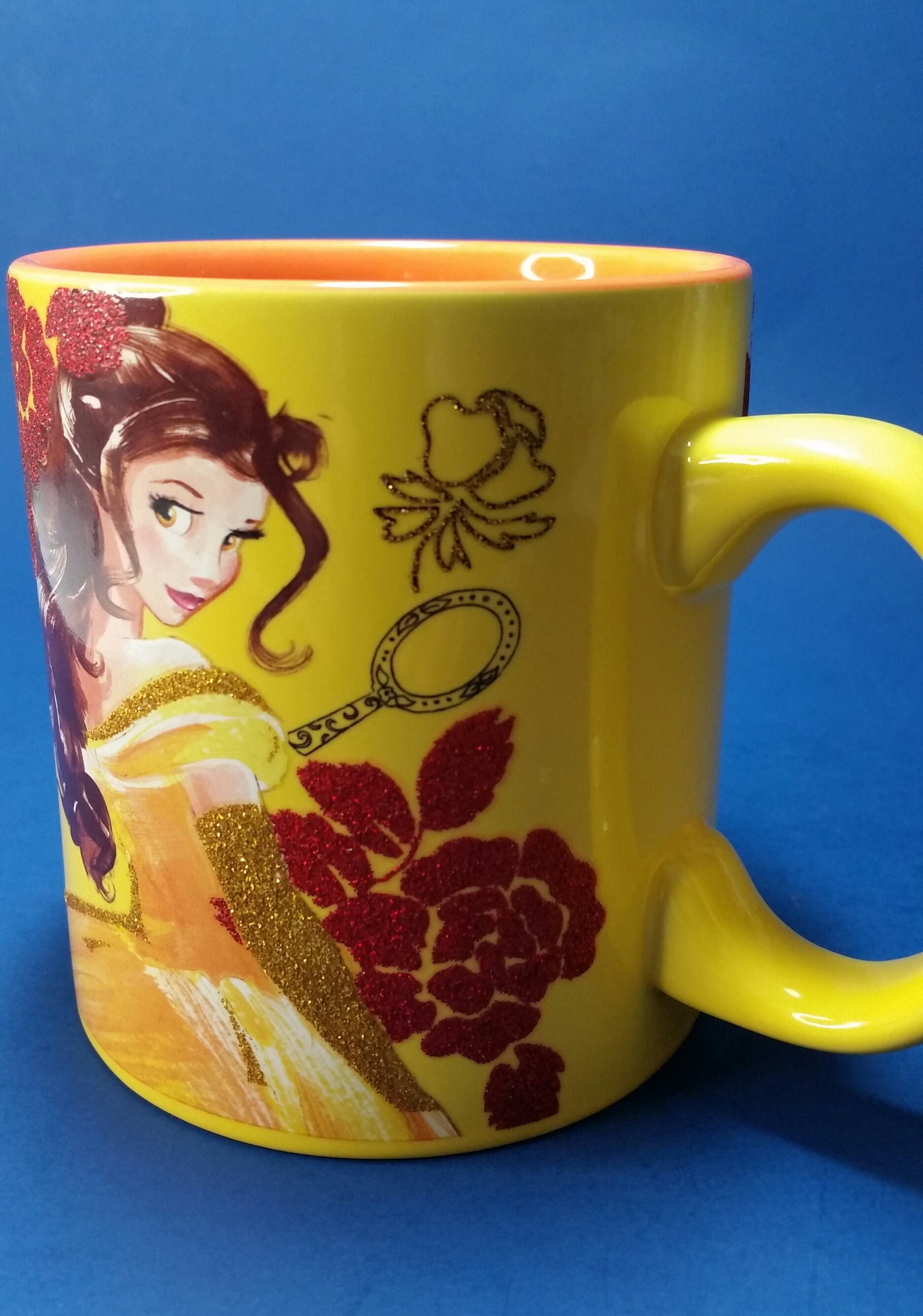 Disney Belle Mug / Princess Belle Coffee Mug / Beauty and The Etsy