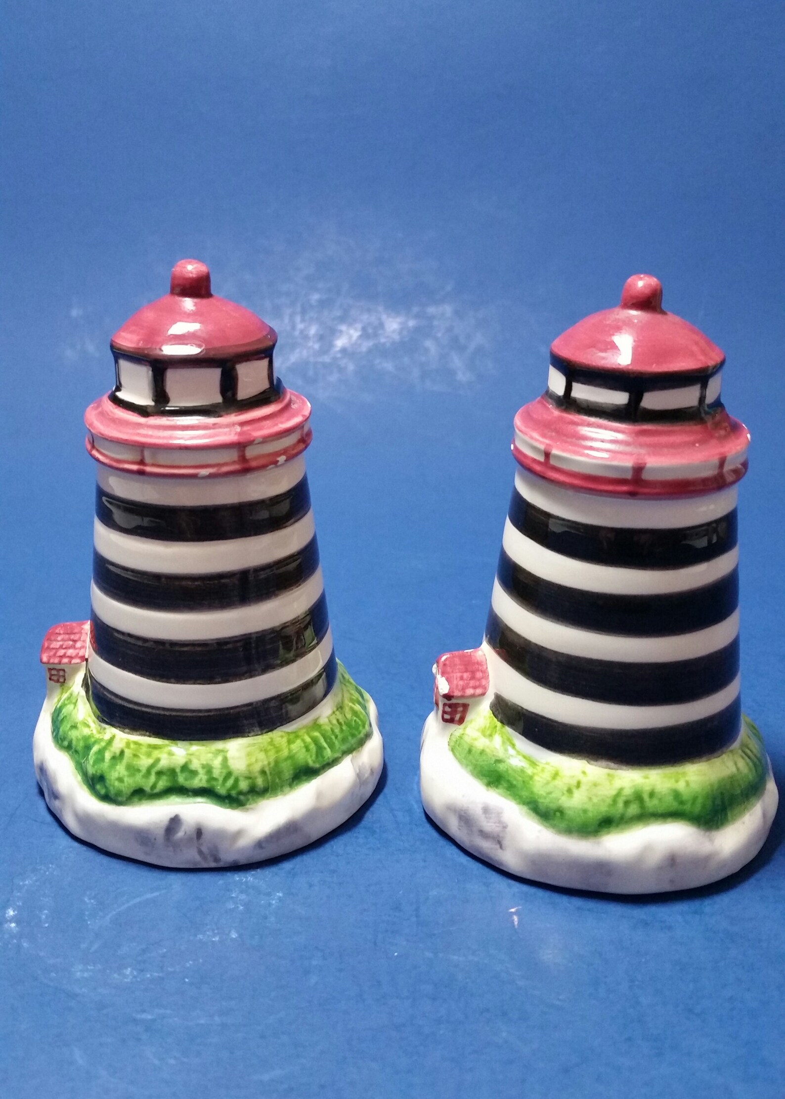 Lighthouse Salt and Pepper Shaker Set / Ocean Theme Salt and Etsy