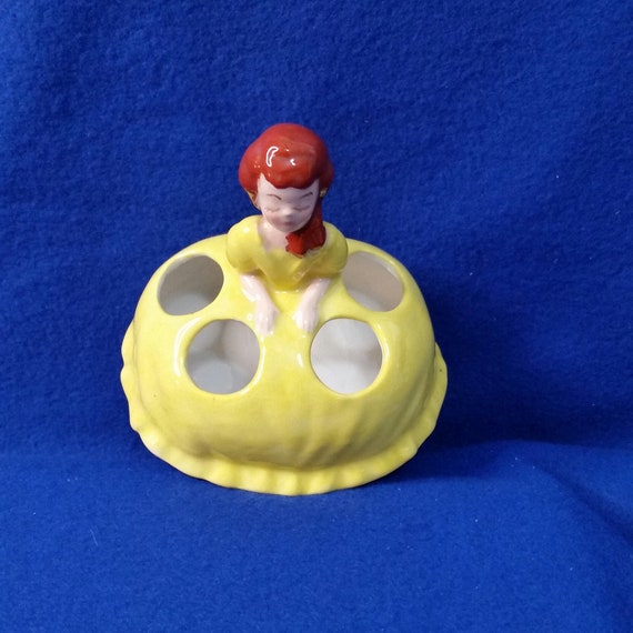 Vintage Lady Lipstick Holder / Vanity Lipstick Holder… Gem