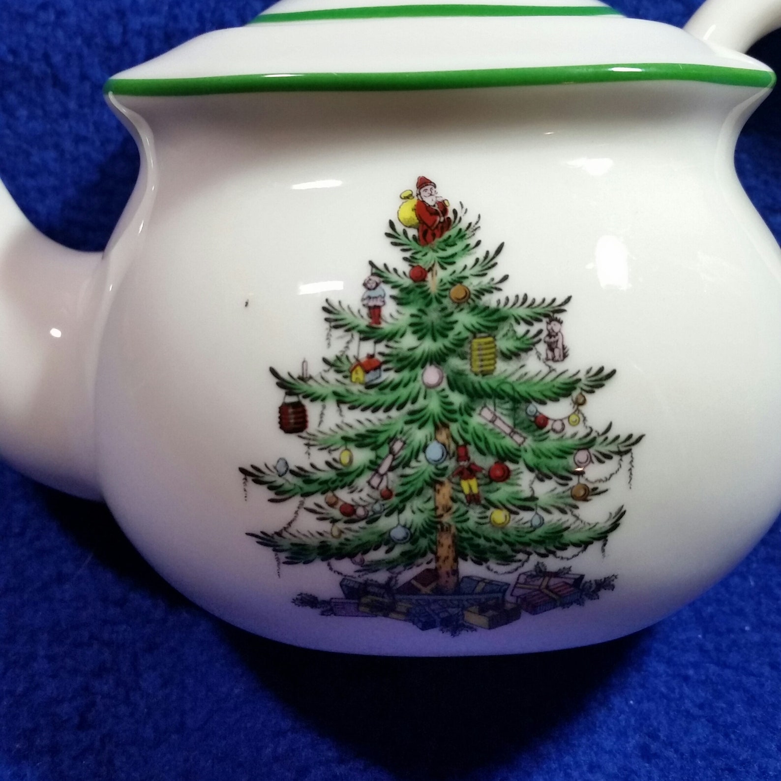 Vintage Spode Christmas Tree Teapot Wall Night Light Cover / Etsy