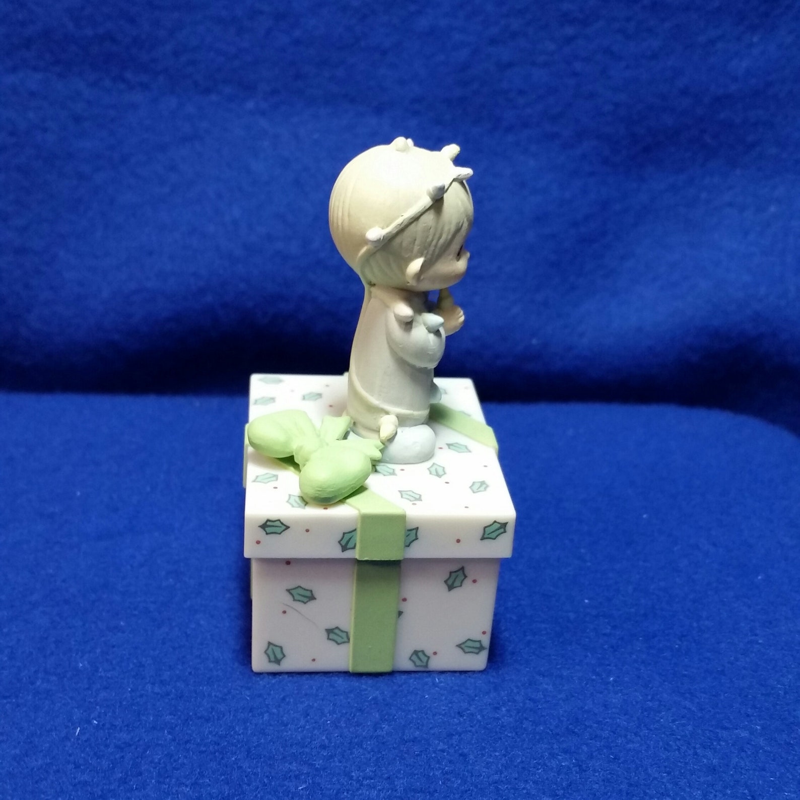 Precious Moments may Your Christmas Be Delightful Covered Box / Enesco ...