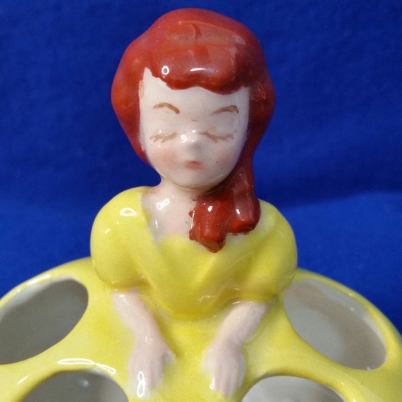 Vintage Lady Lipstick Holder / Vanity Lipstick Holder… Gem