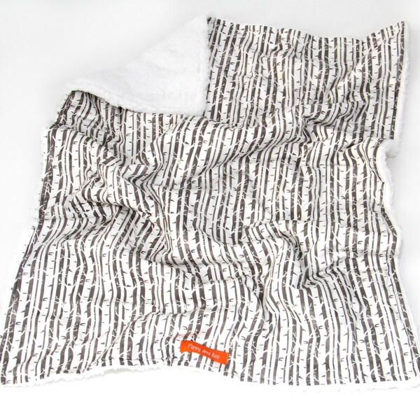 Gray Baby Blanket Etsy