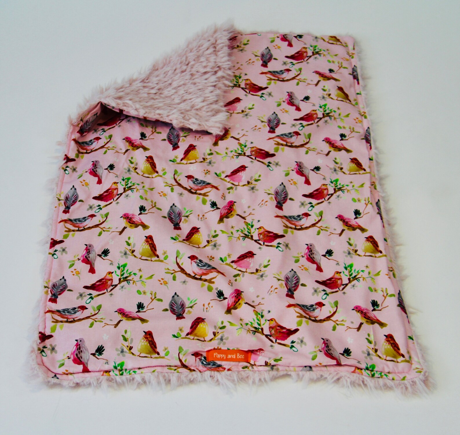 We're Birds of a Feather Baby Blanket Bird Blanket Etsy