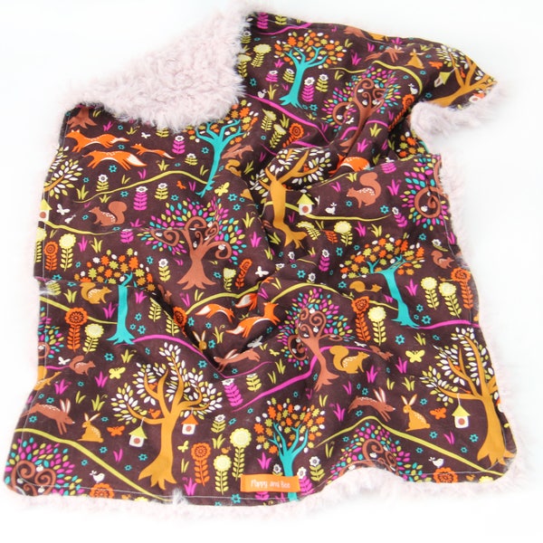 FAUX FUR CLASSIC BABY BLANKET IN GIFT BOX (MPB4) main image 1