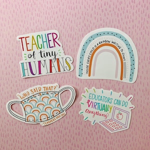 Lehrer Sticker Pack, Vinyl-Aufkleber, Abziehbild