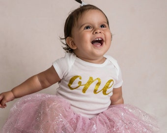 Baby Birthday One piece, Glitter baby one piece Glitter or Regular print Can do any number! One piece sizes up to 3T then youth Tee-shirts!