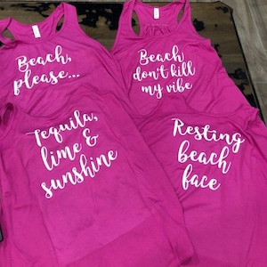 Custom Personalized Tank Tops - Pick your wording - Your wording here - Bridesmaid Gift tank top - Custom wedding shirts