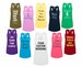 Women's Custom Personalized Tank Tops - Pick your wording - Your wording here - Bridesmaid Gift tank top - Custom wedding shirts