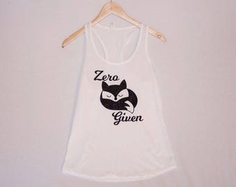 ZERO FOX GIVEN shirt woman's clothing, Gym Tank, Marathon Shirt, Women's Shirt, Funny Running Shirt, Fitness Workout shirt - Funny shirts
