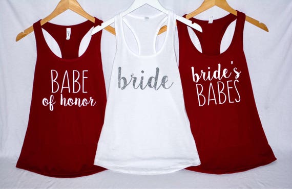 Brides Babes Bridesmaid Shirts Bachelorette Party Shirts | Etsy