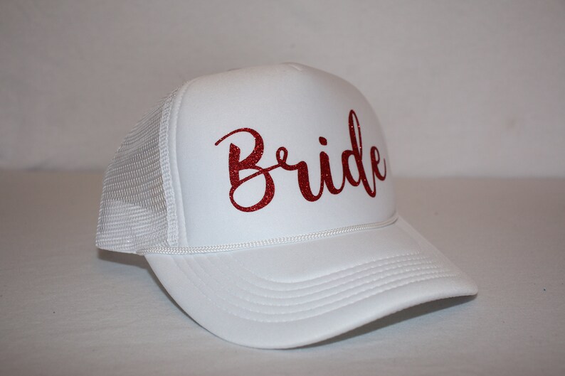 Bachelorette Party Hats Bride Bride Hat Bridal Party Caps Maid of Honor Bridesmaid Bridal Party Matching Hats Bridal party Headgear