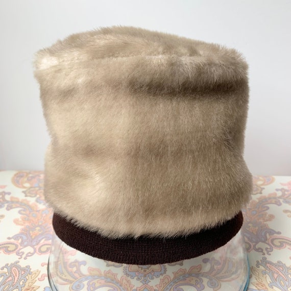 Vintage 1950’s Faux Fur Cossack Style Hat - image 1