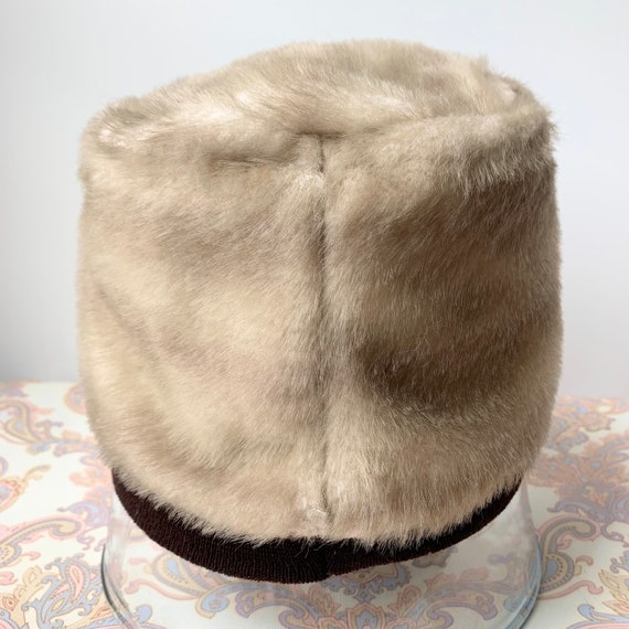 Vintage 1950’s Faux Fur Cossack Style Hat - image 3