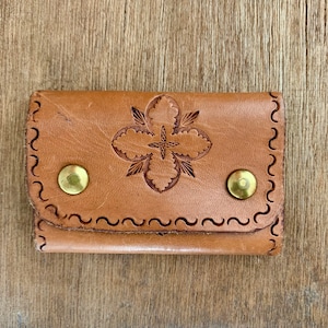 Vintage 1970’s Tooled Leather Key Holder