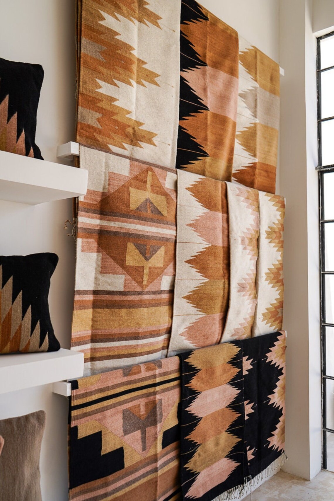 Handwoven Mexican Rug Oaxacan Woven Rugs Ek Balam Handmade Etsy