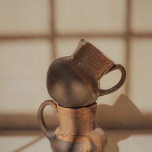 Tikal Clay Jug Clay Water Pitcher Clay Vase Natural Clay Vase Ceramic Vase Oaxaca Pottery