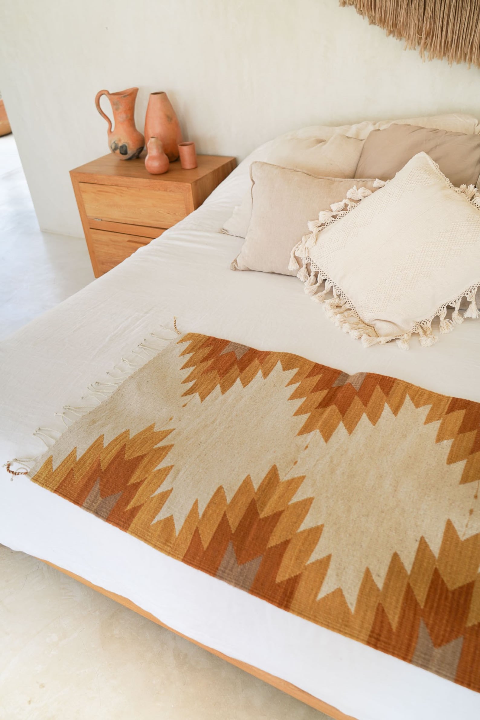 Handwoven Mexican Rug Oaxacan Woven Rugs Flor De Desierto Etsy