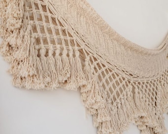 Macrame Handmade Mexican Hammock | Cotton Boho Woven Hammock