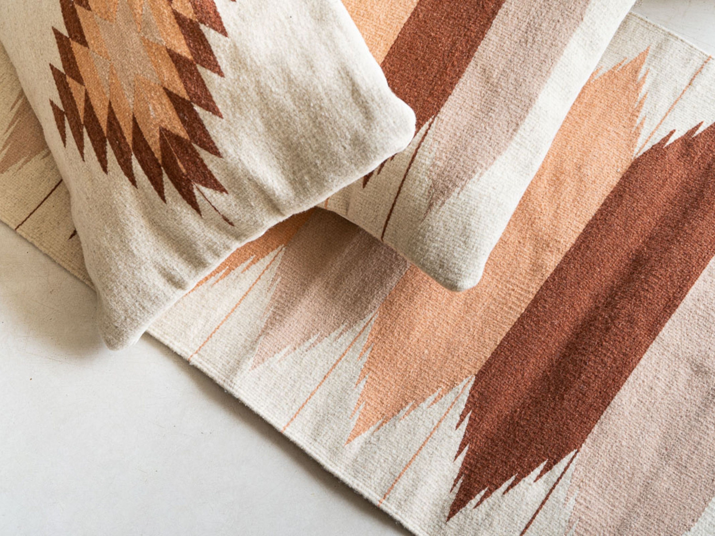 Beige Mexican Rug Handwoven Mexican Rug Wool Rug Woven Etsy Canada