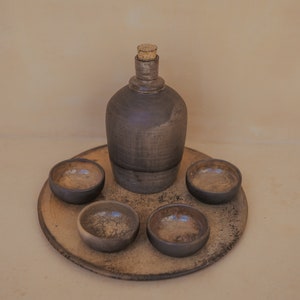 Mezcal Ceramic Clay Drinking Set