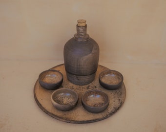Mezcal Ceramic Clay Drinking Set