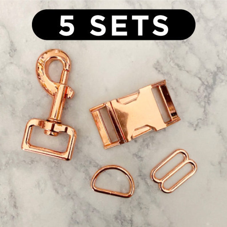 5 SETS 1 Rose Gold Hardware Set US SELLER Includes Etsy