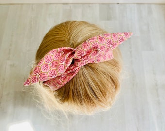 Bandeau cheveux Headband rigide, bandeau rigide Fil de fer tissu