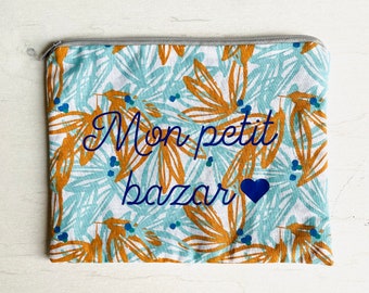 Pochette de rangement, personnalisée, pochette pour sac, trousse maquillage