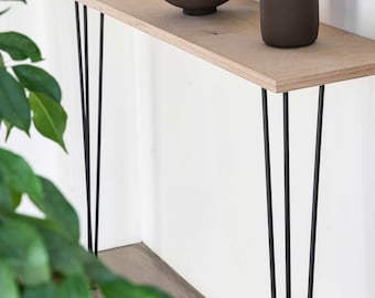 2 x Hairpin Legs - Konsolentischbeine - 86 cm. Inklusive GRATIS Schrauben und Protektorenfüßen