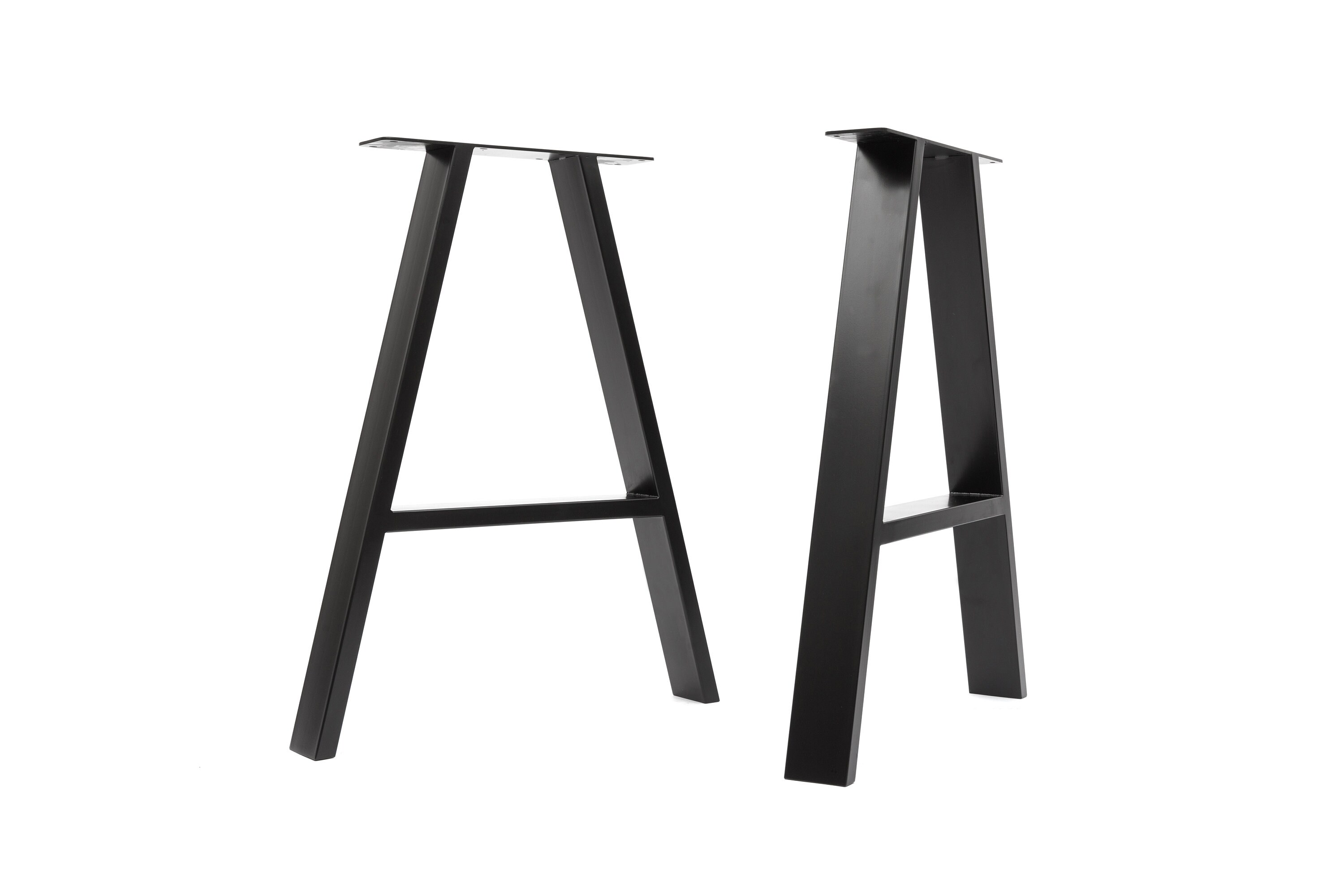 Tabletop Legs Basic Box Industrial Table Legs - A-frame Design - Box Section Steel, Various ...