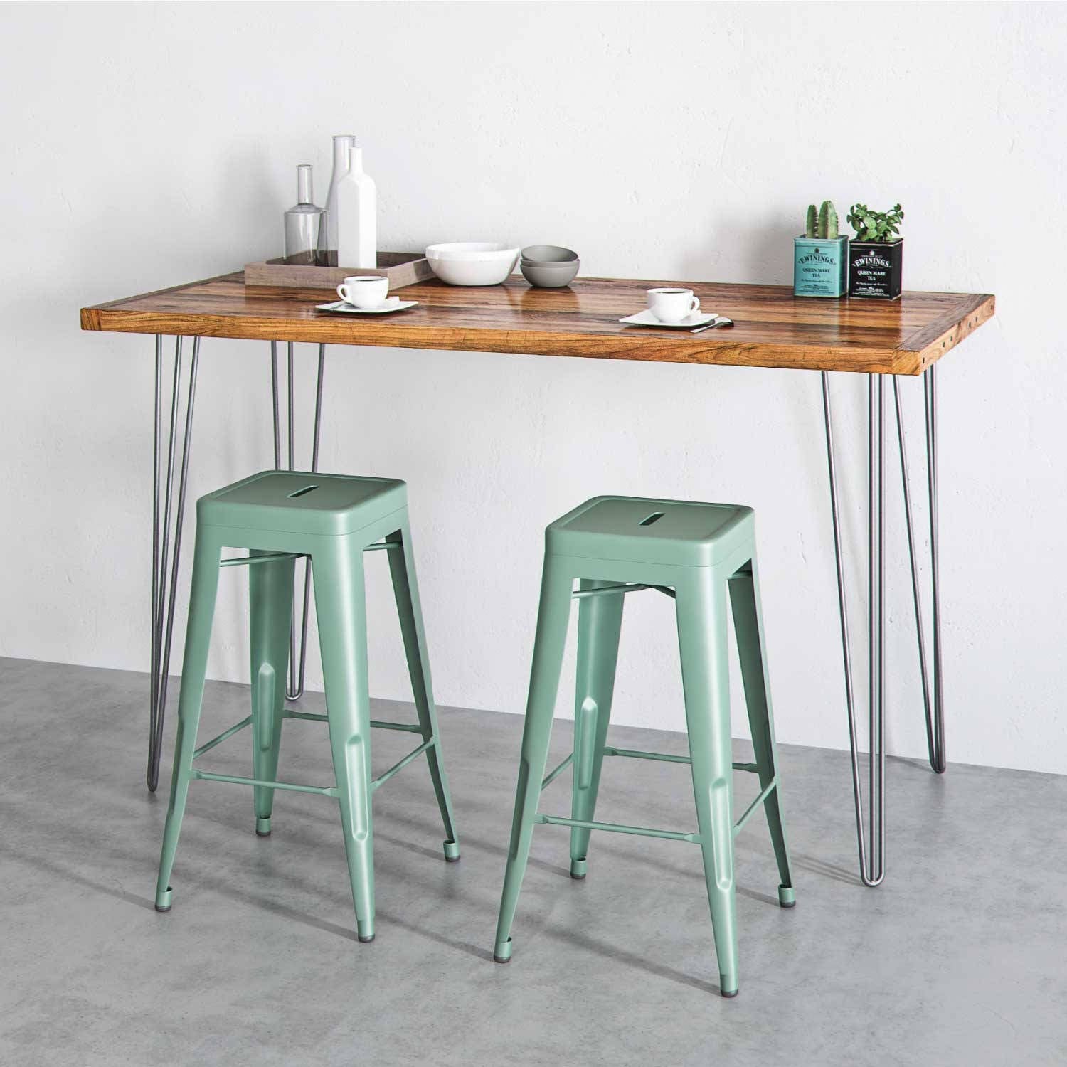 4 X Hairpin Legs Counter Top 34 Inch 86cm. Including FREE Screws