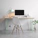 Hairpin Desk and Dining Table - White Formica Birch Plywood & Our Best Selling Pins - All Sizes 